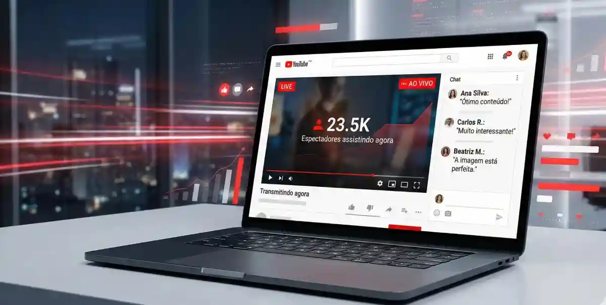 Comprar espectadores para Youtube Live - Aumento de audiência no YouTube